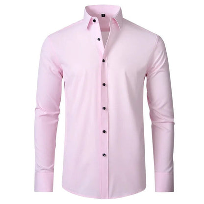 Fausto | Camisa formal con ajuste flexible y manga larga