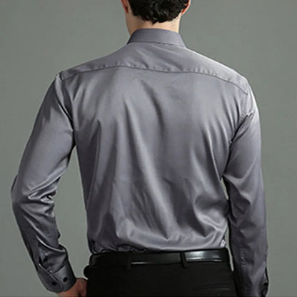 Fausto | Camisa formal con ajuste flexible y manga larga