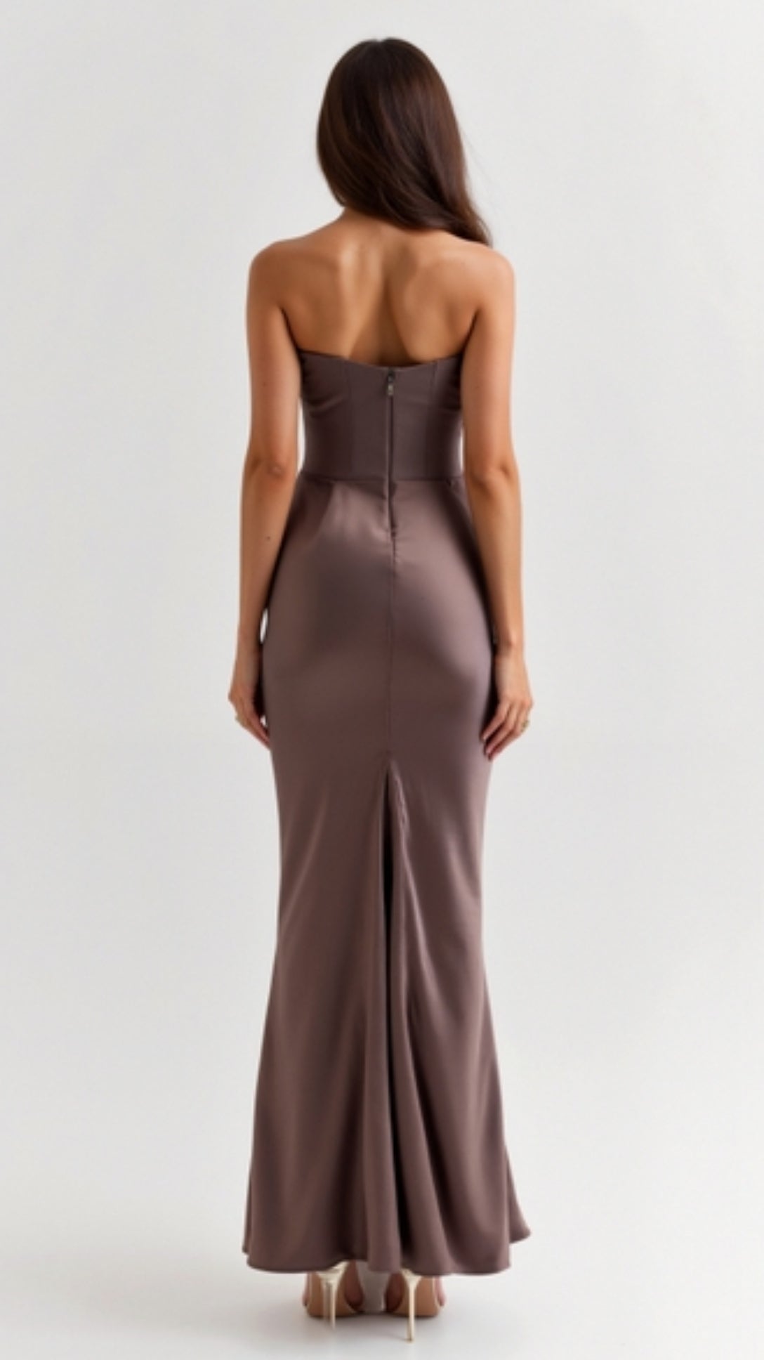 Florena | Women's maxi wedding dress with elegant column silhouette