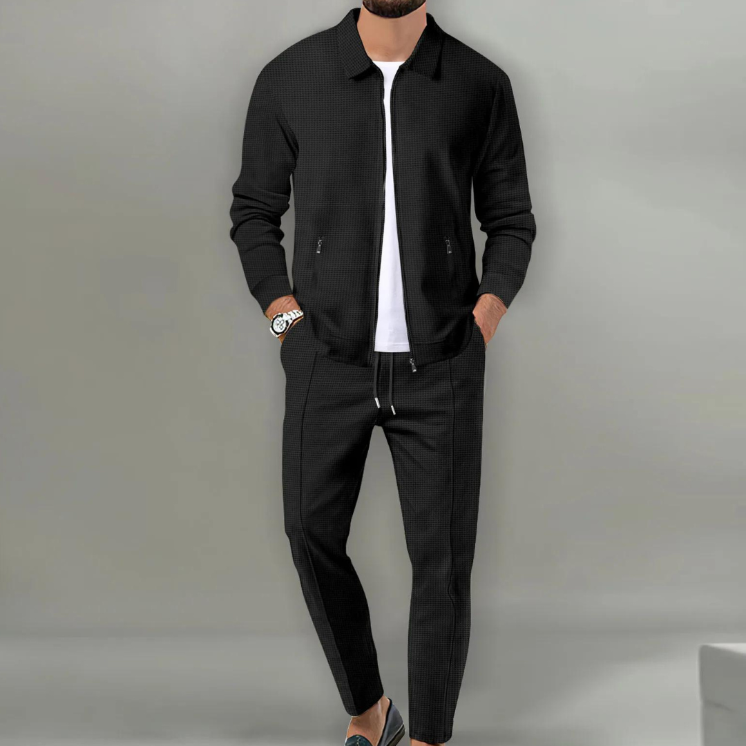 Aureliano | Conjunto para hombre con chaqueta bomber y pantalón elástico cómodo | Deportivo