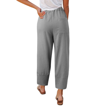 Mireya | Women's wide-leg cropped pants with a loose fit