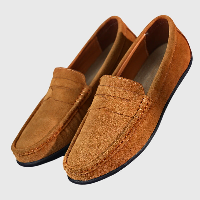 Roselia | mocasines ortopédicos con acabado tipo ante y diseño