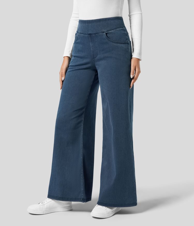 Estela | Pantalon taille haute et coupe large décontractée