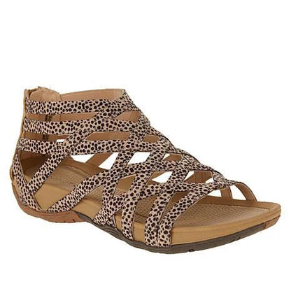 Alicia | Orthopedic crossed-strap open-toe sandals
