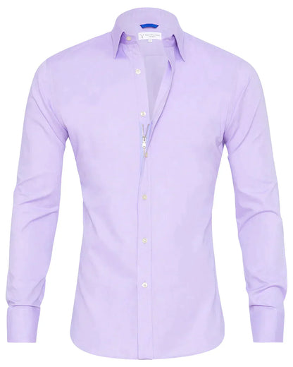 Mateo | Long-sleeve shirt with zip-up classic collar