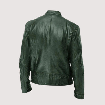 Mark | Chaqueta Biker Ajustada con Cremallera