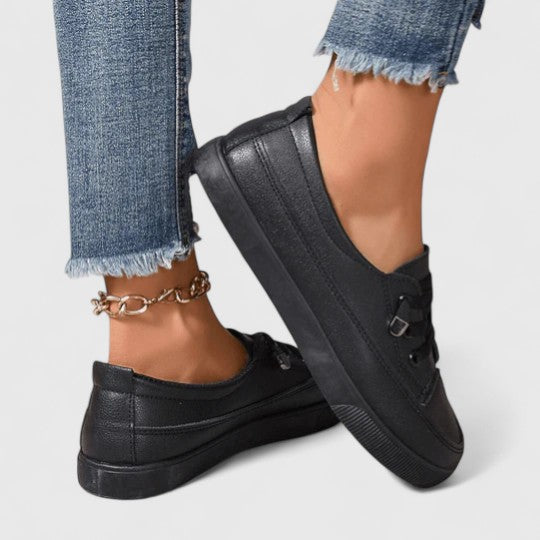 Aixa | Zapatillas clásicas de primavera bajas y con cordones para mujer