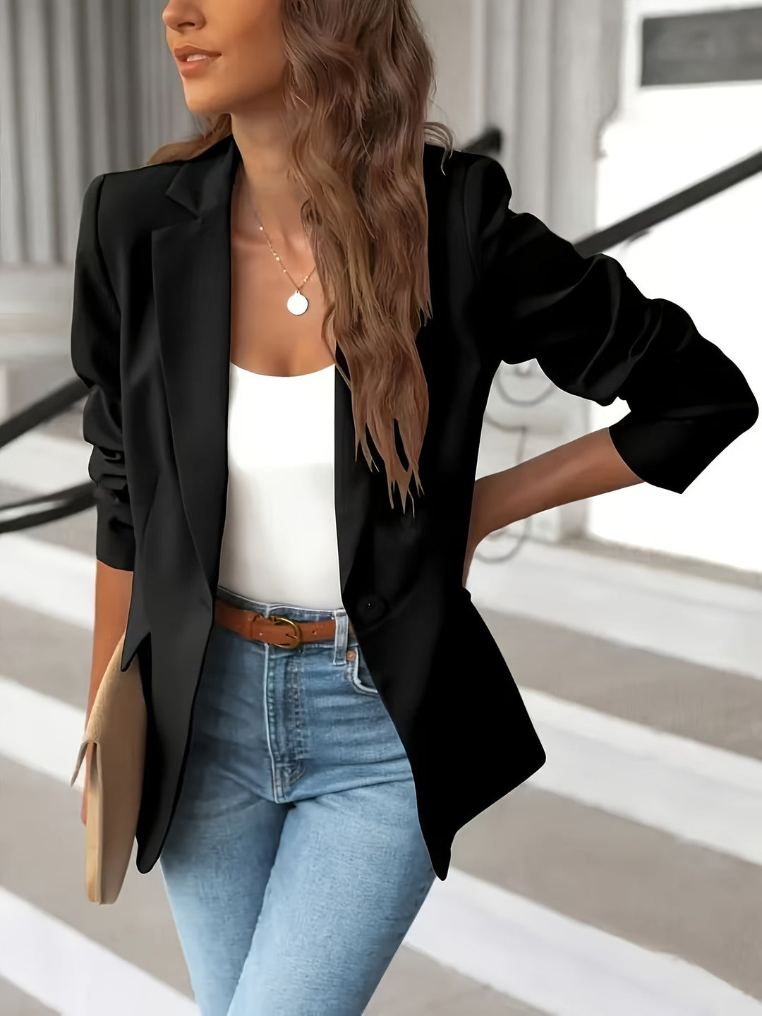 Mónica | Women's Single-Button Winter Office Blazer