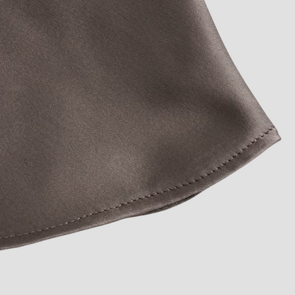 Arisenda | Top halter elegante de satén de mujer | Lazo