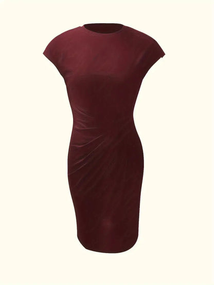 Odette | Classic fitted short-sleeve dress