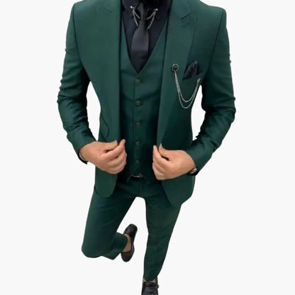 Salvador | Costume de mariage pour homme avec gilet et revers cranté