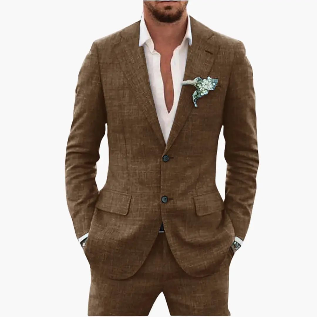 Dante | Traje para hombre con solapa y cierre de botones