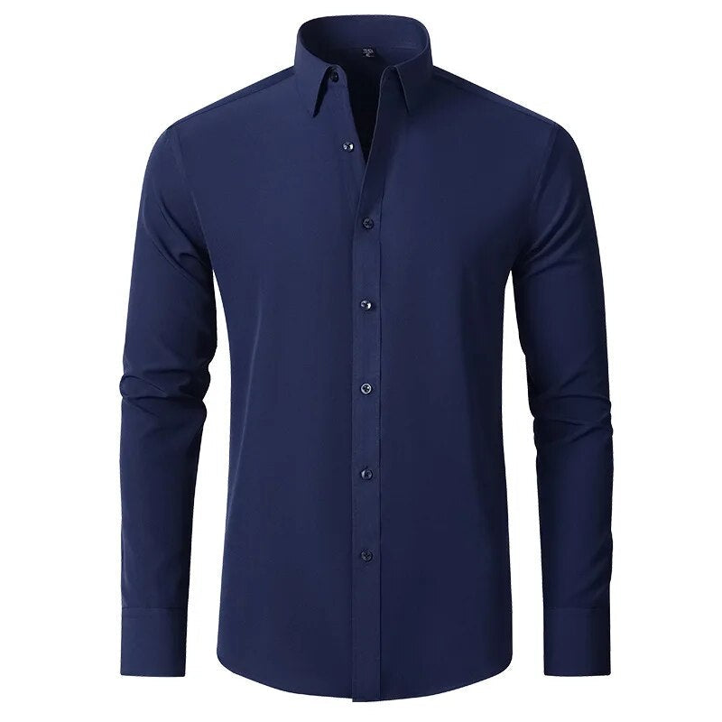 Fausto | Camisa formal con ajuste flexible y manga larga