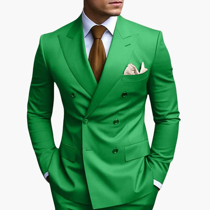 Fabian | Costume de mariage pour homme avec revers et design croisé