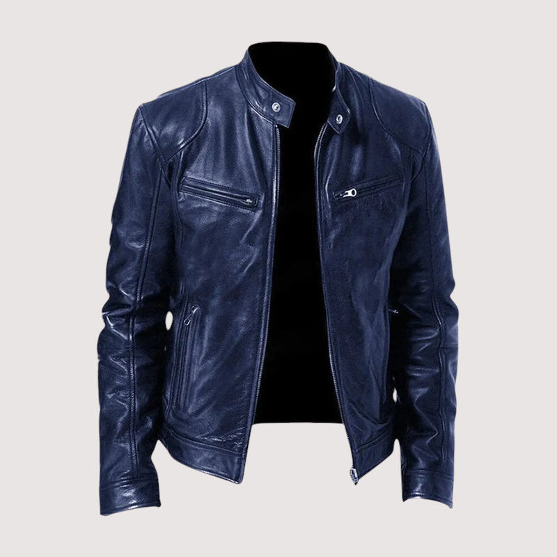 Mark | Chaqueta Biker Ajustada con Cremallera