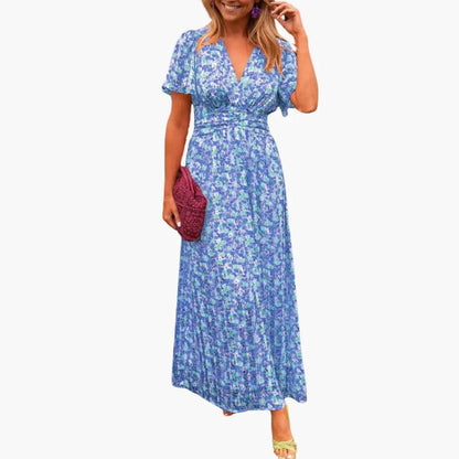 Antonia | Vestido maxi para mujer cruzado con cuello en V