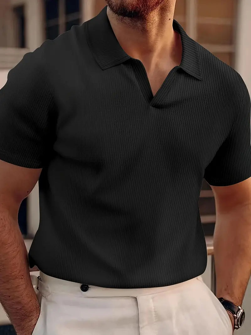 Cassy | Polo elegante de manga corta para hombre
