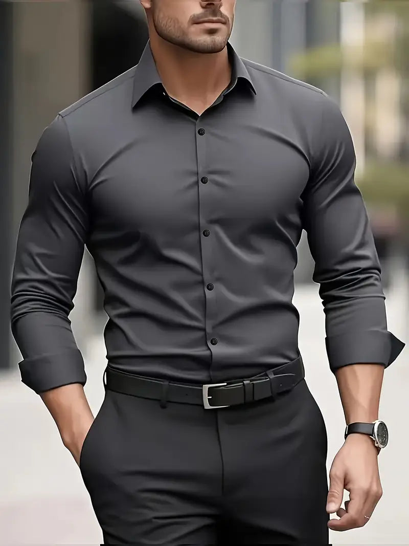 Valerio | Camisa con manga larga y botones