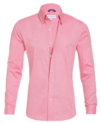 Mateo | Long-sleeve shirt with zip-up classic collar