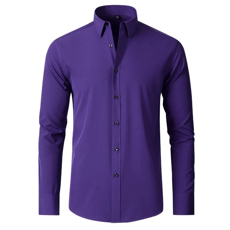 Fausto | Camisa formal con ajuste flexible y manga larga