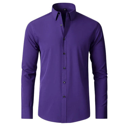 Fausto | Camisa formal con ajuste flexible y manga larga