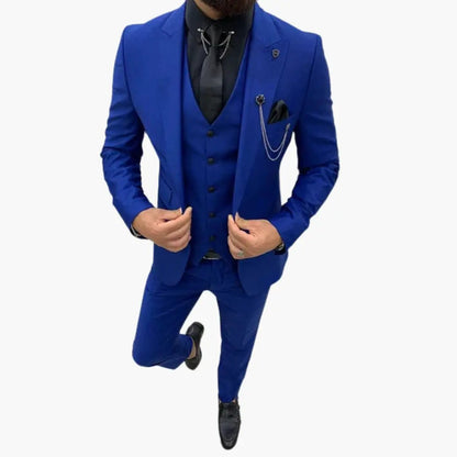 Salvador | Costume de mariage pour homme avec gilet et revers cranté