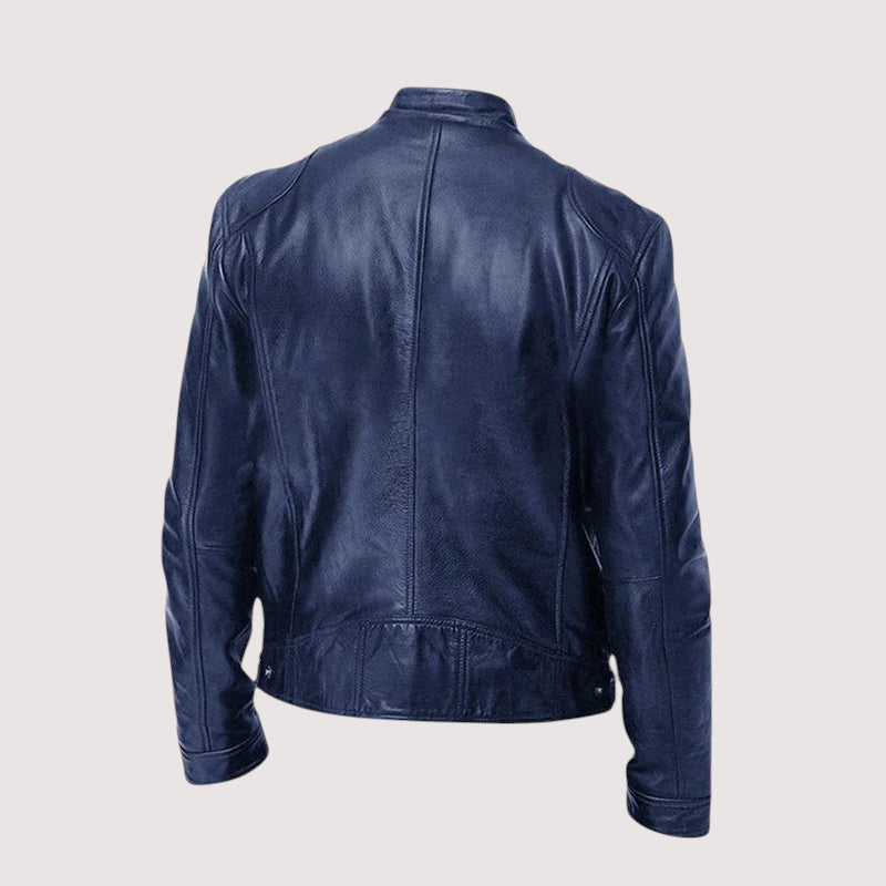 Mark | Chaqueta Biker Ajustada con Cremallera