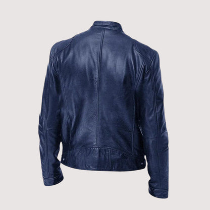 Mark | Chaqueta Biker Ajustada con Cremallera