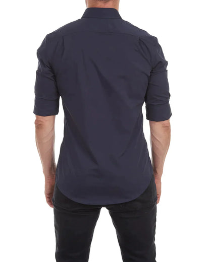 Mateo | Long-sleeve shirt with zip-up classic collar