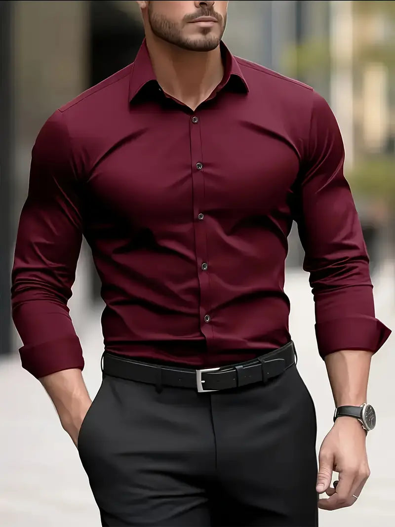 Valerio | Camisa con manga larga y botones