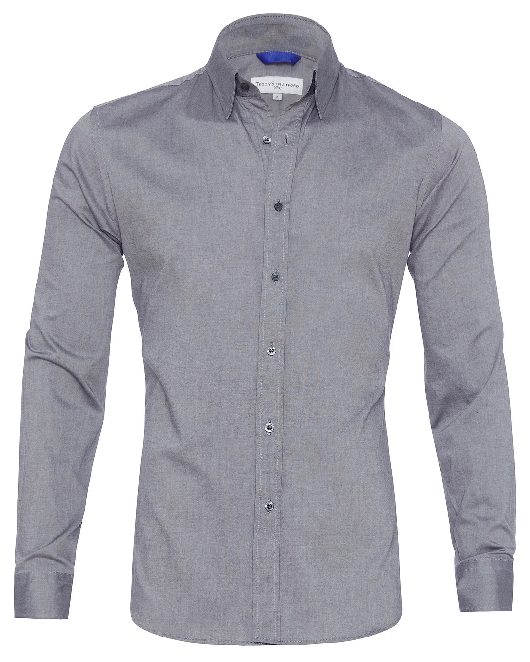 Mateo | Long-sleeve shirt with zip-up classic collar