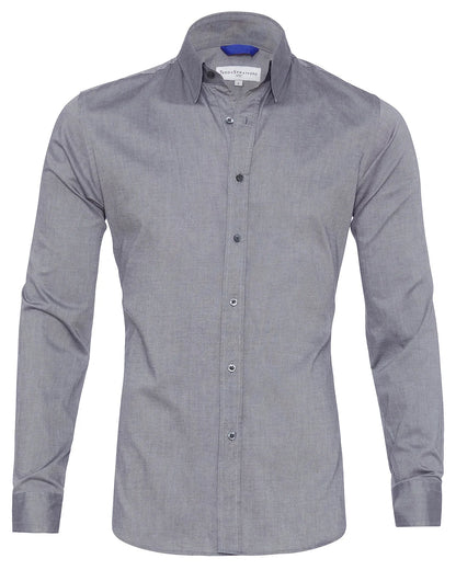 Mateo | Long-sleeve shirt with zip-up classic collar