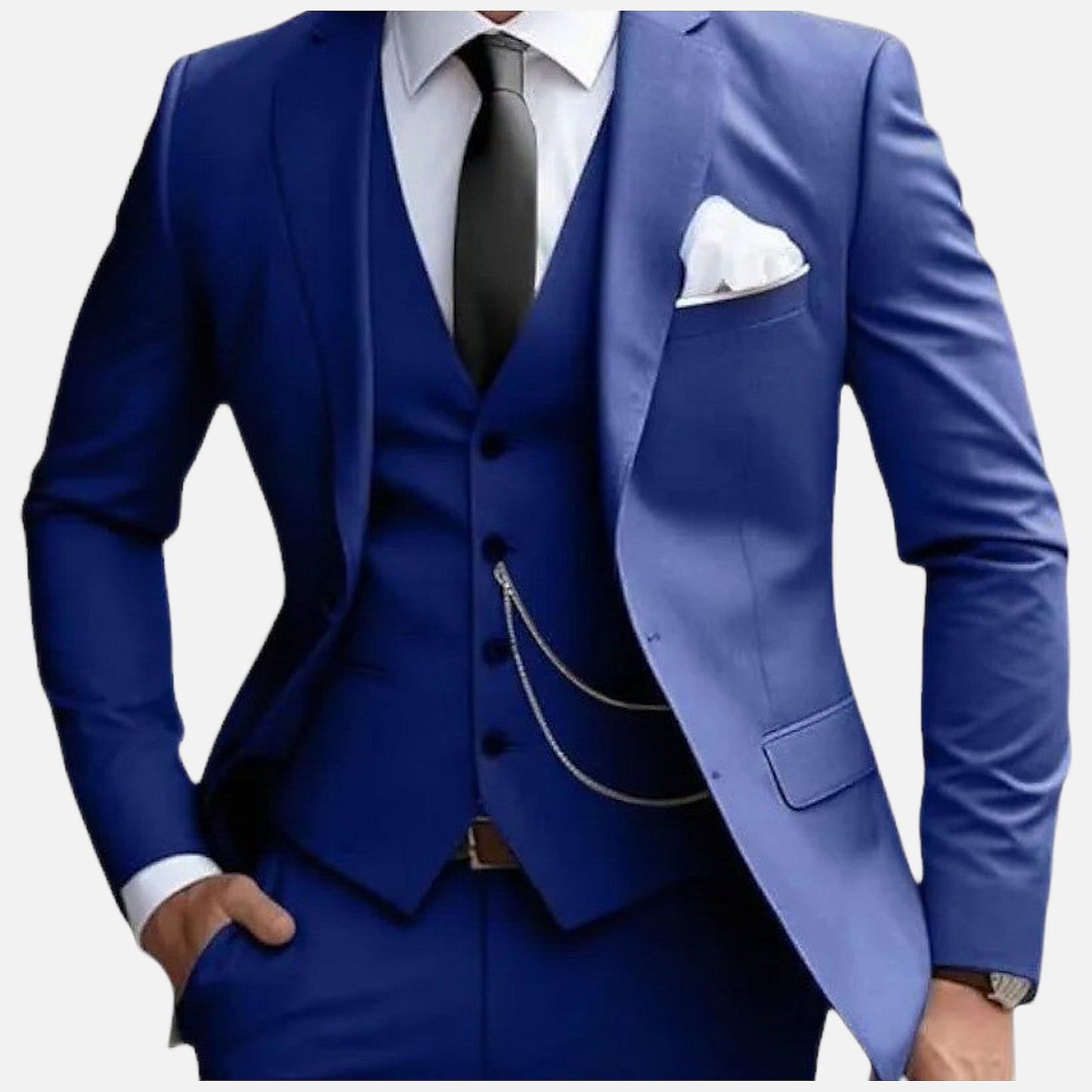 Crispín | Traje para hombre con chaleco y corte entallado