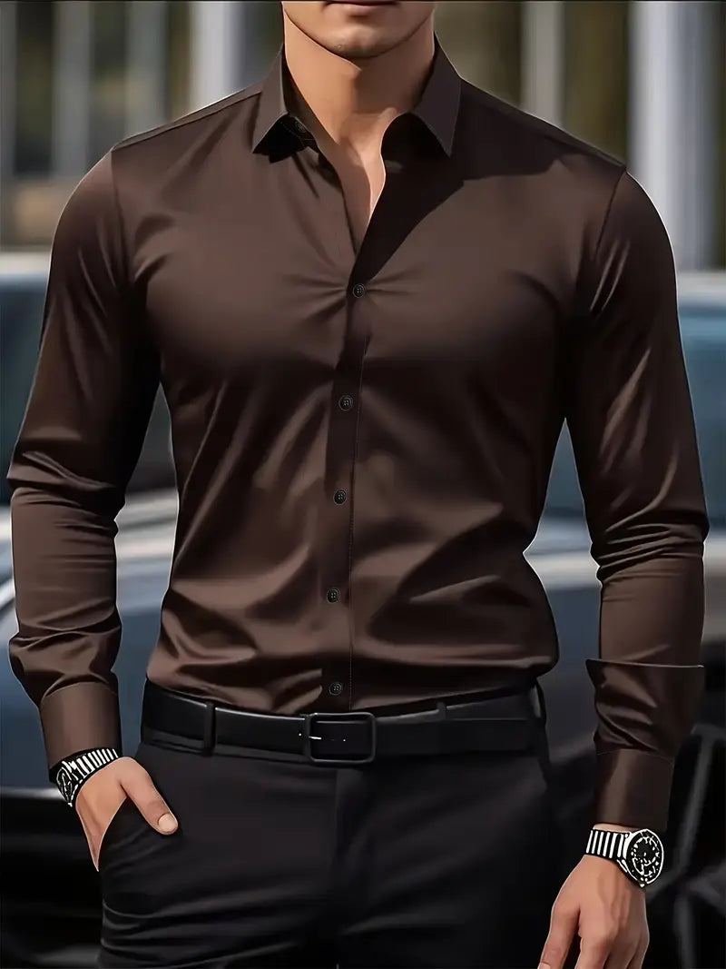 Valerio | Camisa con manga larga y botones