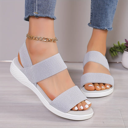 Leocadia | Sandalias ligeras para mujer con tiras elásticas de verano