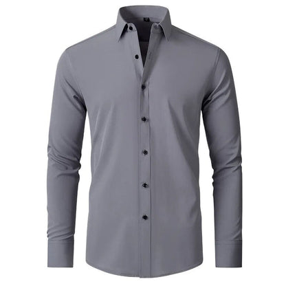 Fausto | Camisa formal con ajuste flexible y manga larga