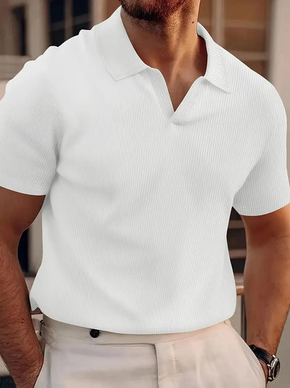 Cassy | Polo elegante de manga corta para hombre