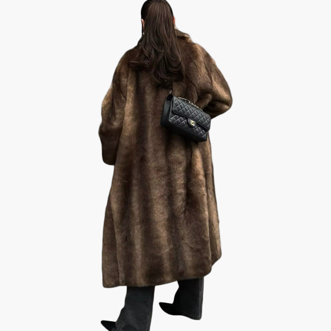 Carlota | Abrigo largo de invierno para mujer con forro sintético