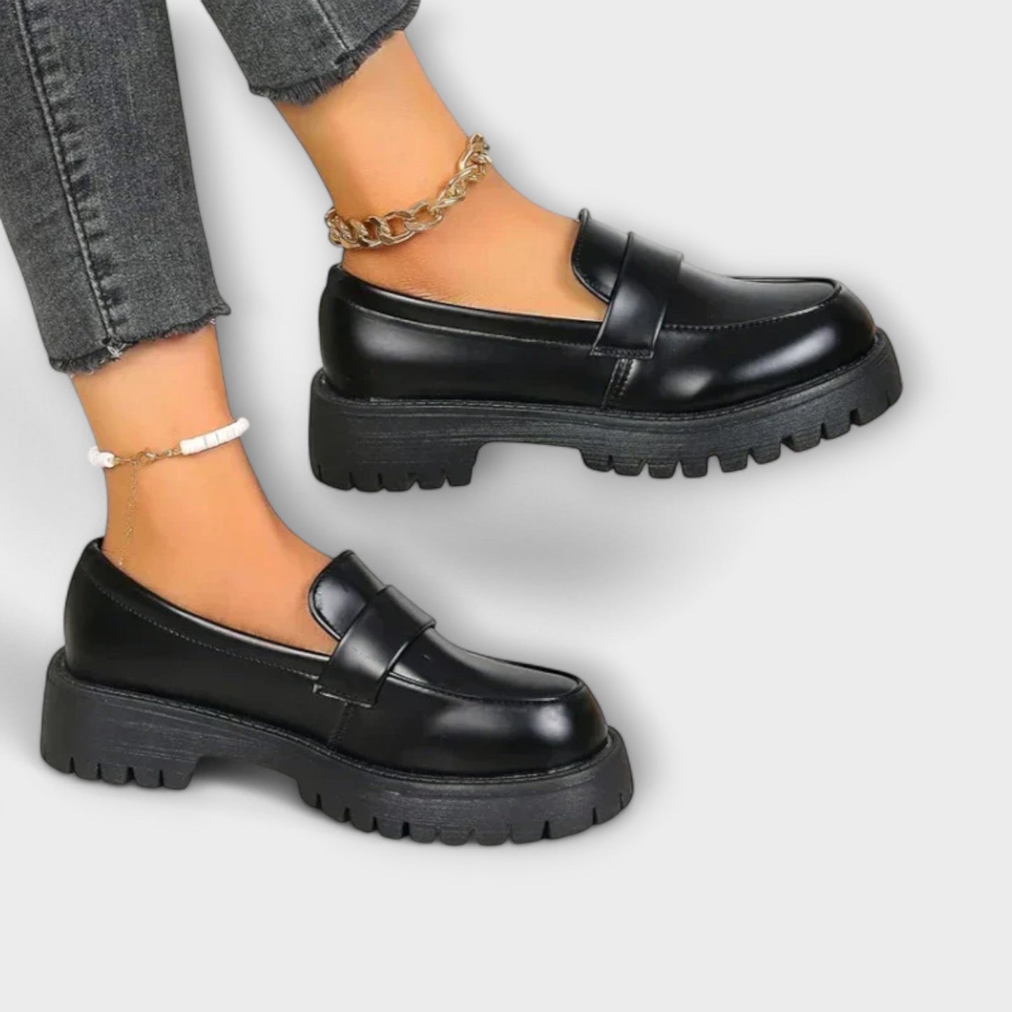 Pirela | orthopedic loafers with a thick sole and classic design