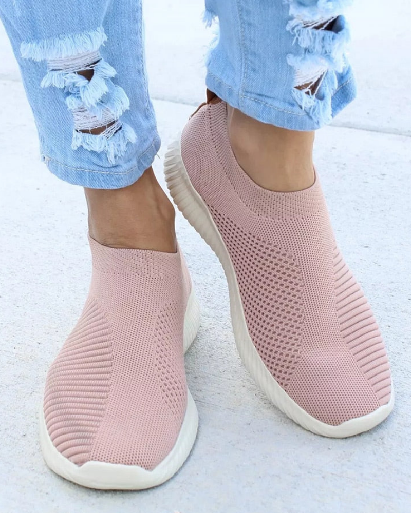 Leria | Zapatillas para mujer sin cordones con malla transpirable