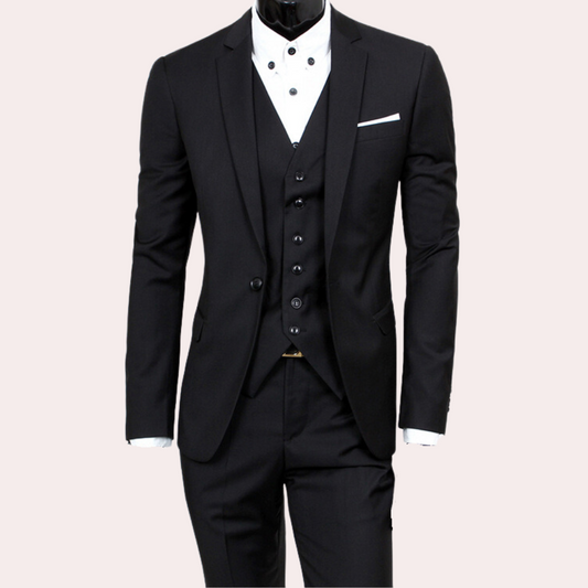 Alvario | Conjunto formal de tres piezas para hombre | Formal