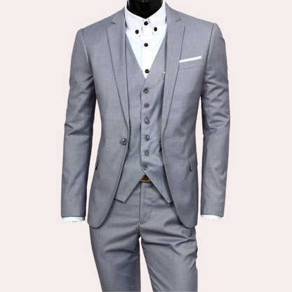 Alvario | Conjunto formal de tres piezas para hombre | Formal