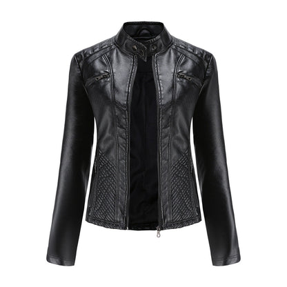 Nayeli | Chaqueta biker clásica con cremallera para mujer