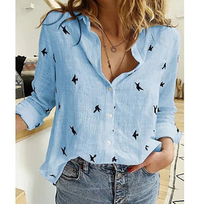 Benilde | Blusa para mujer con manga larga y botones