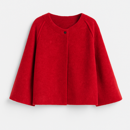 Naroa | Chaqueta de mujer de corte recto con cuello redondo | Moderno