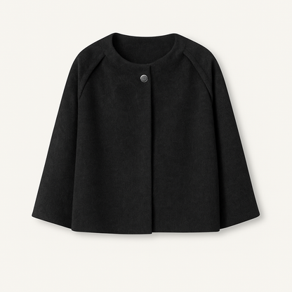Naroa | Chaqueta de mujer de corte recto con cuello redondo | Moderno