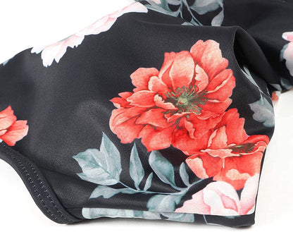 Rosalina | Bikini para mujer con talle alto y estampado floral