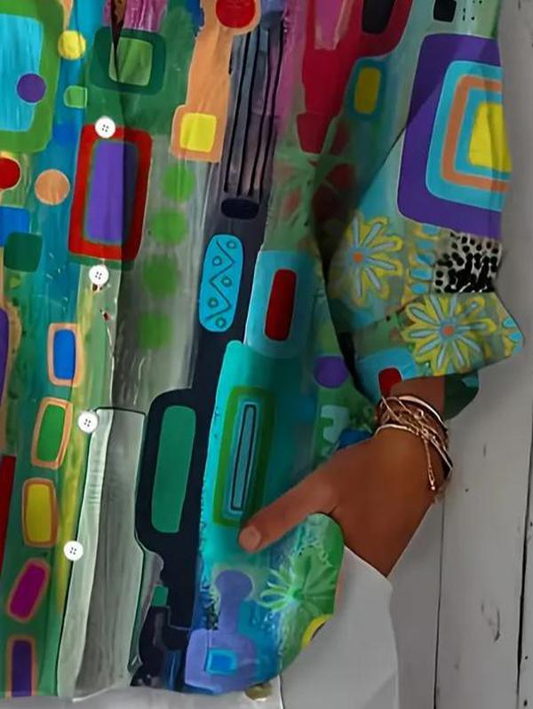 Haizea | Blusa elegante con botones fácil de llevar para mujer