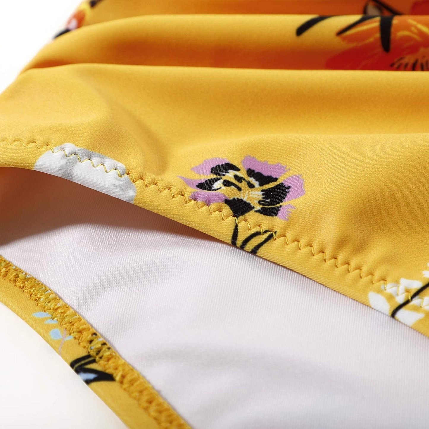 Rosalina | Bikini para mujer con talle alto y estampado floral
