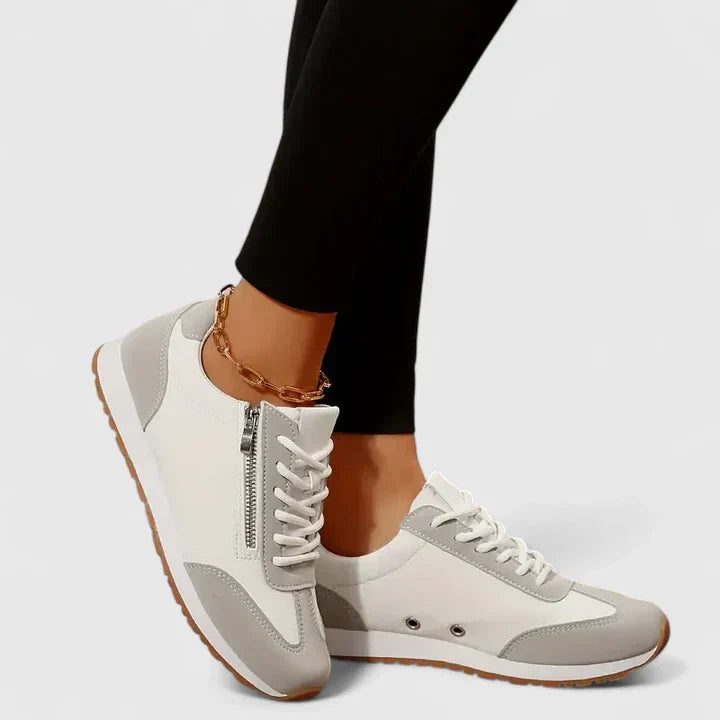 Eloína | Zapatillas casuales retro de mujer para primavera con cordones